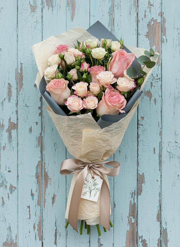 Букет цветов из: Розы в Захарково