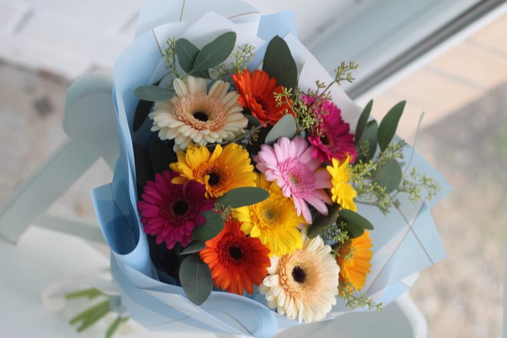 Букет цветов из: Герберы в Захарково