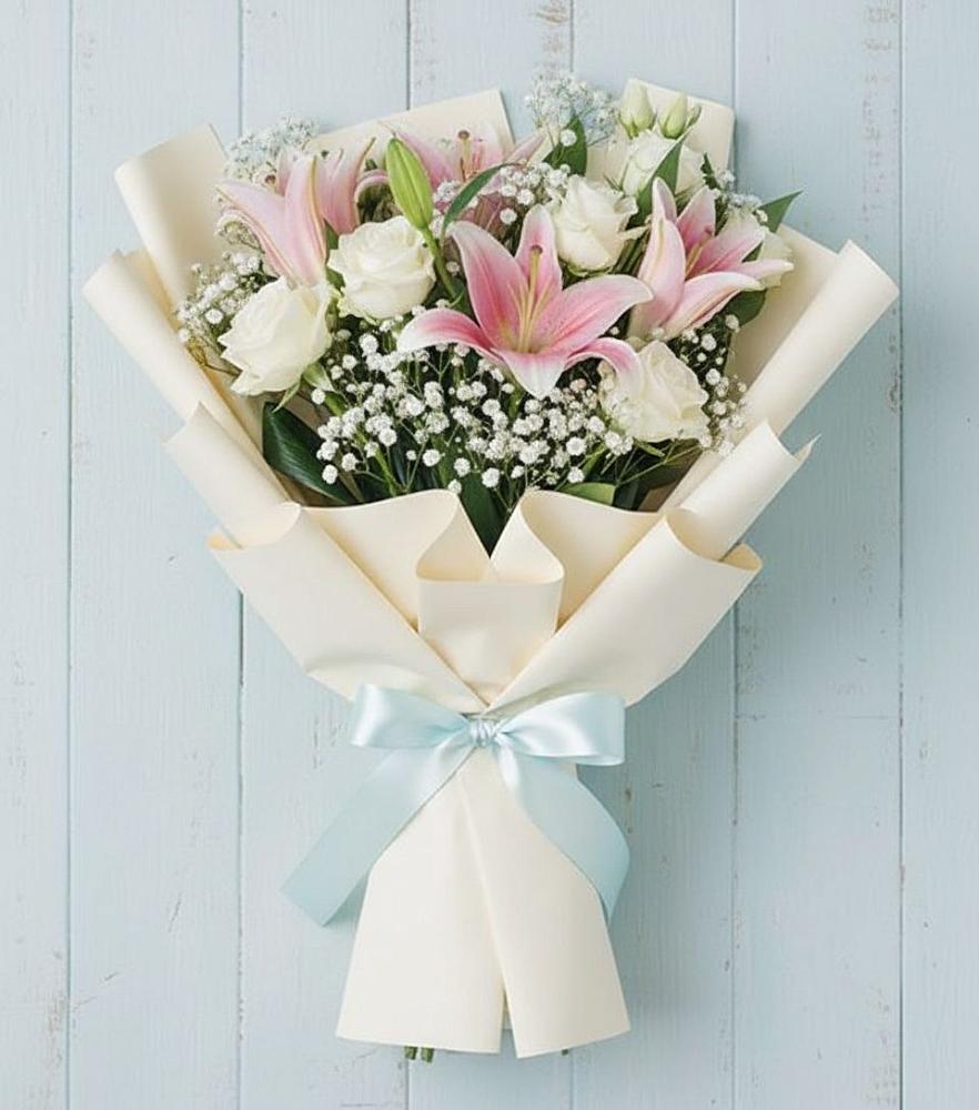 Букет цветов из: Лилии в Захарково