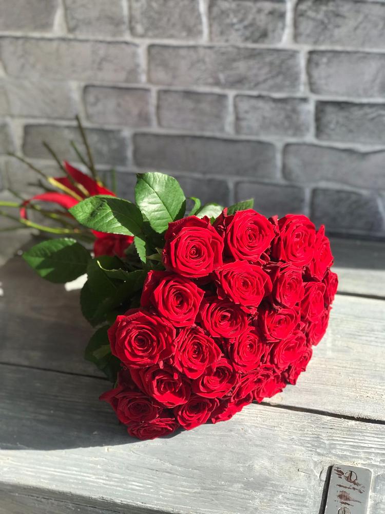 Букет Красные розы Фридом в Захарково