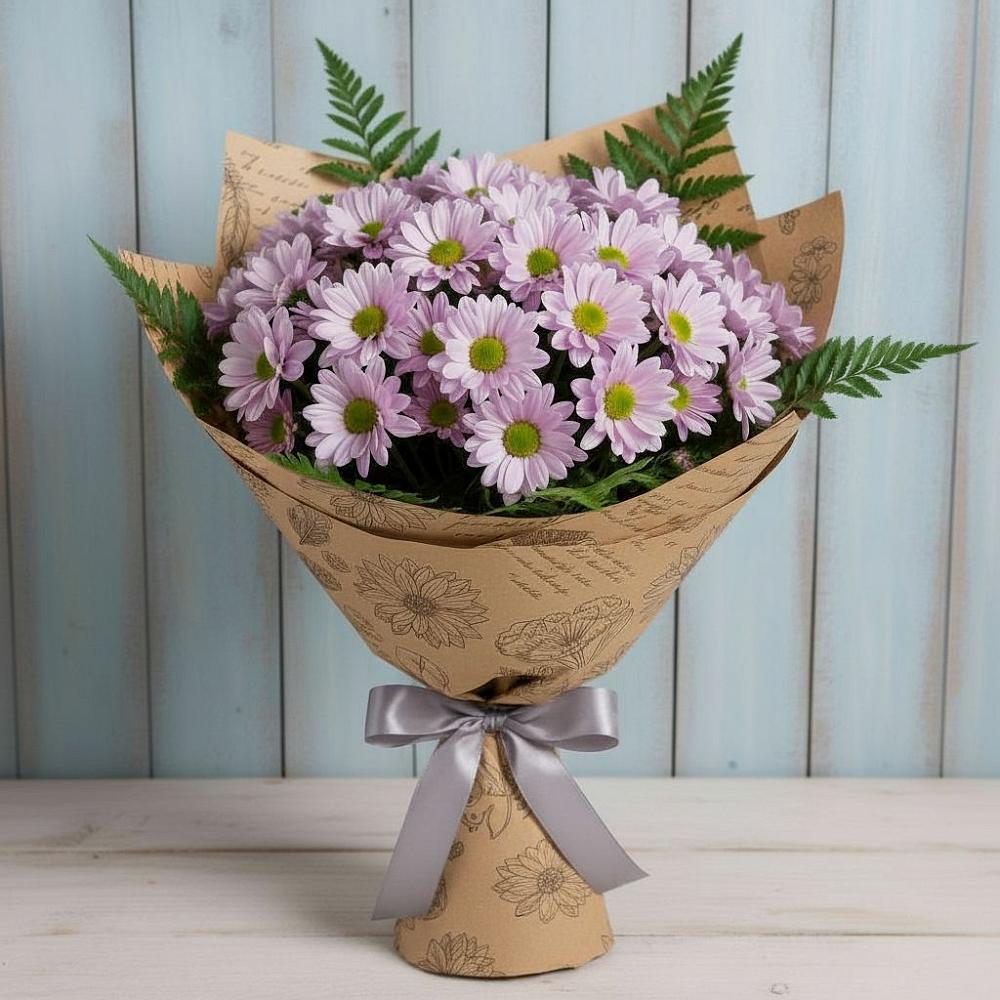 Букет цветов из: Хризантемы в Захарково