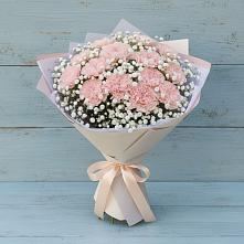 Букет цветов из:  Гвоздики в Захарково