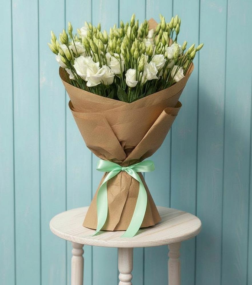 Букет цветов из: Лизиантусы в Захарково