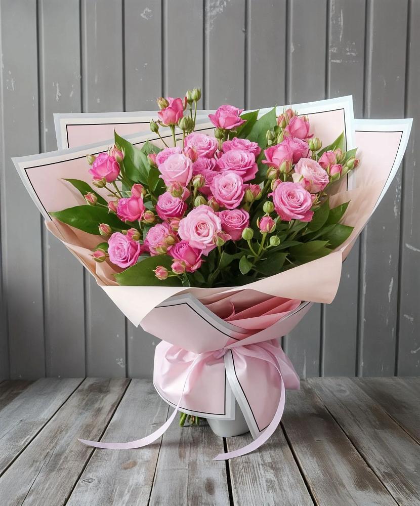 Букет Розовый кустик в Захарково