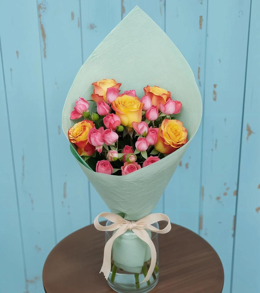 Букет цветов из: Розы в Захарково