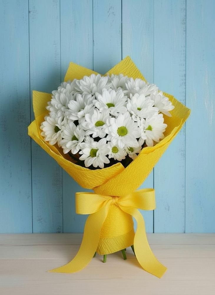 Букет цветов из: Хризантемы в Захарково