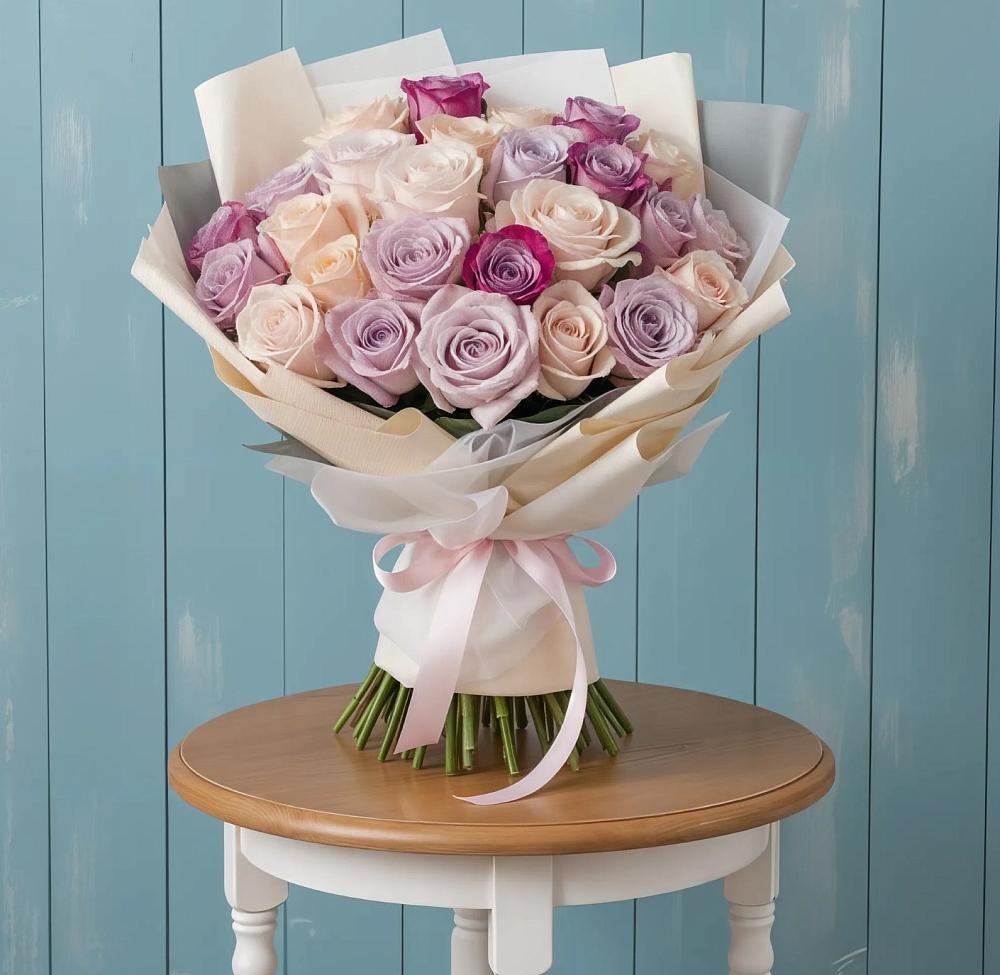 Букет цветов из: Розы в Захарково