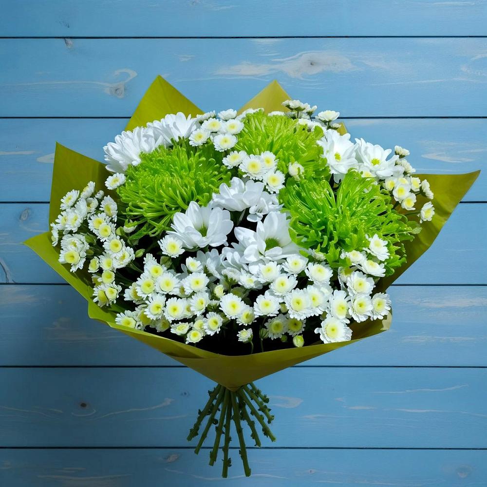 Букет цветов из: Хризантемы в Захарково