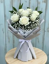 Букет цветов из:  Розы в Захарково
