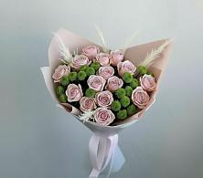 Букет цветов из:  Розы и Хризантемы в Захарково