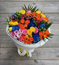 Букет цветов из:  Розы и Хризантемы #REPLACE_PRED# Захарково