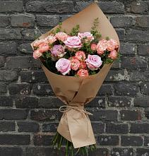 Букет цветов из:  Розы в Захарково