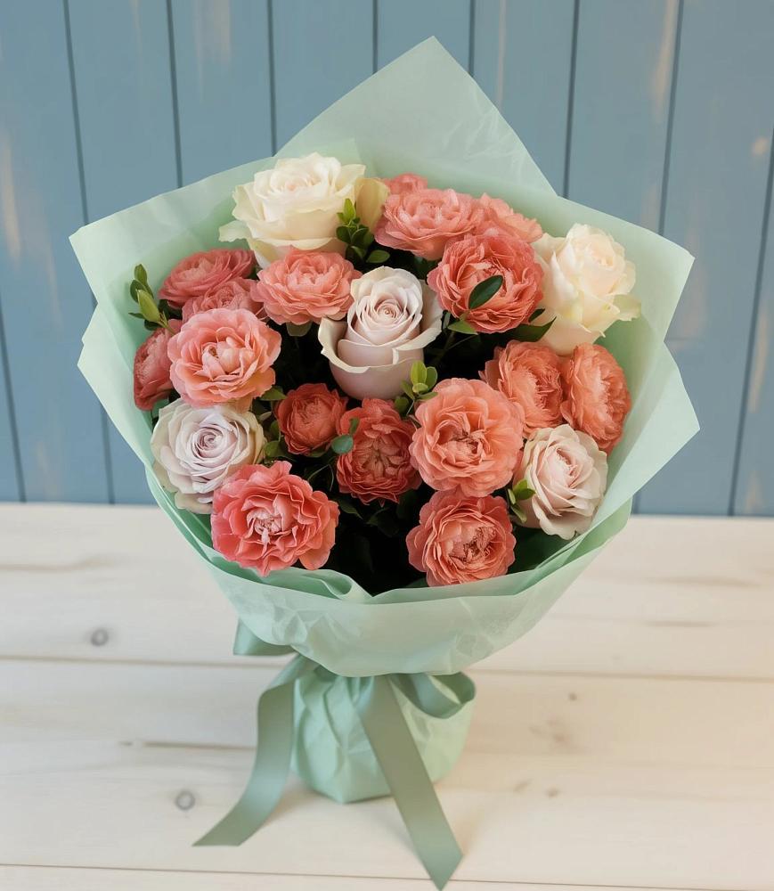 Букет цветов из: Розы в Захарково