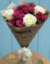 Букет цветов из:  Розы в Захарково