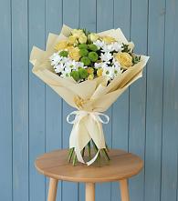 Букет цветов из:  Хризантемы и Розы #REPLACE_PRED# Захарково