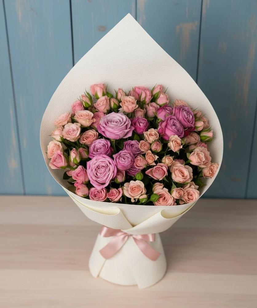 Букет цветов из: Розы в Захарково