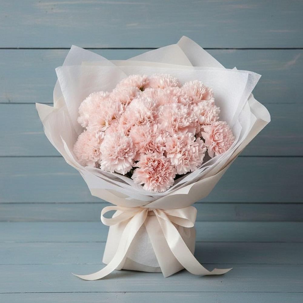 Букет цветов из: Гвоздики в Захарково