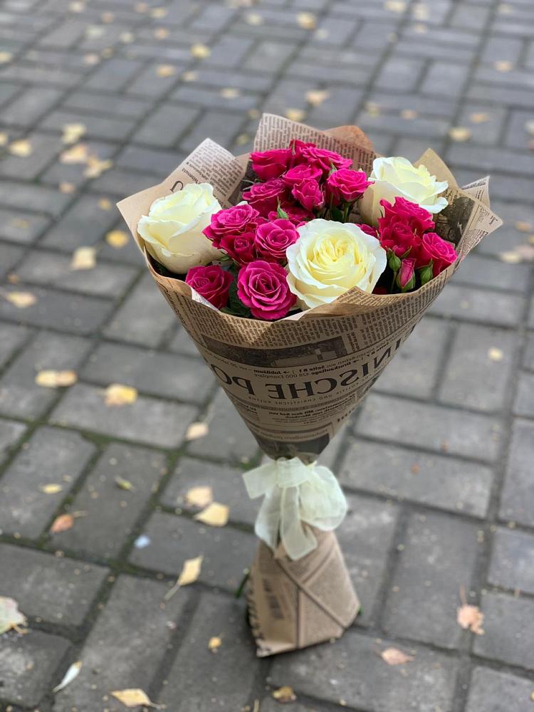 Букет цветов из: Розы в Захарково