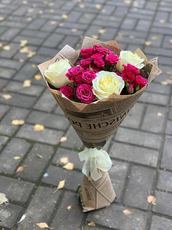 Букет цветов из: Розы в Захарково