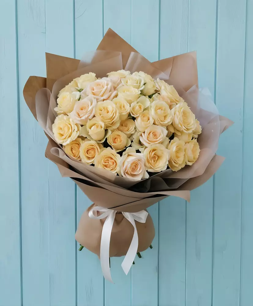 Букет Кремовое облако в Захарково