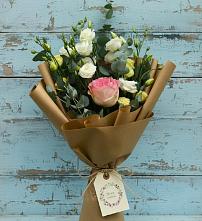 Букет цветов из:  Розы и Лизиантусы #REPLACE_PRED# Захарково